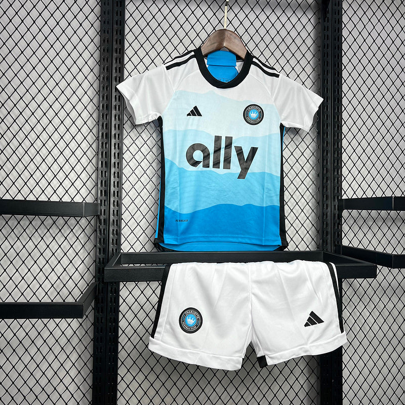 24-25 Charlotte FC home kid kit