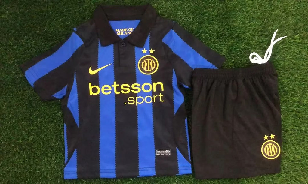 Kids Kit Inter Milan 2026/27 Home Soccer jerseys Size 16-28