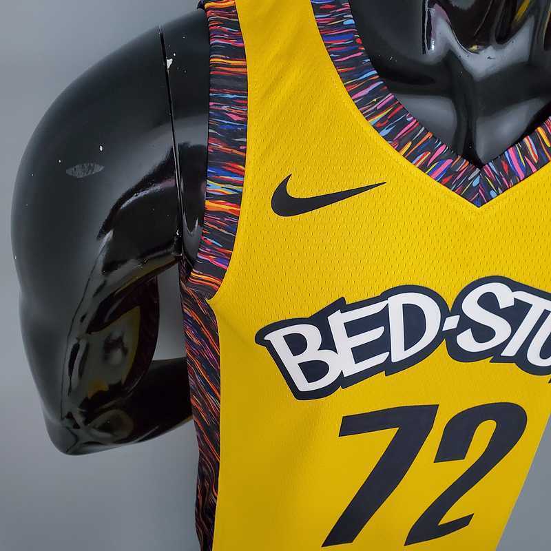 BIGGIE#72 Brooklyn Nets Commemorative Edition Yellow