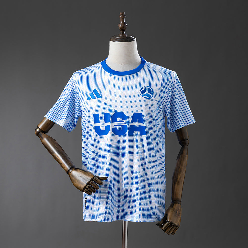 USA 2026 Promotional Apparel - Blue Jersey S-4XL