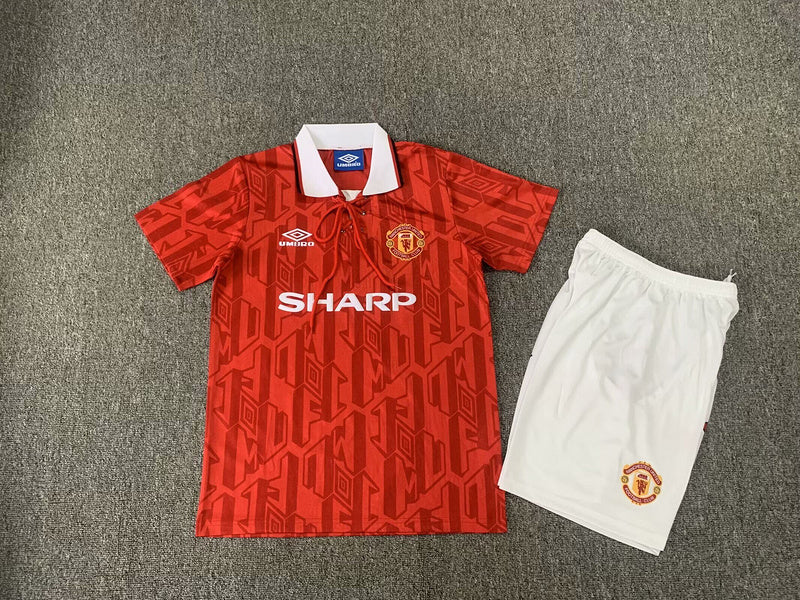 92-94 Manchester United home retro kid kit