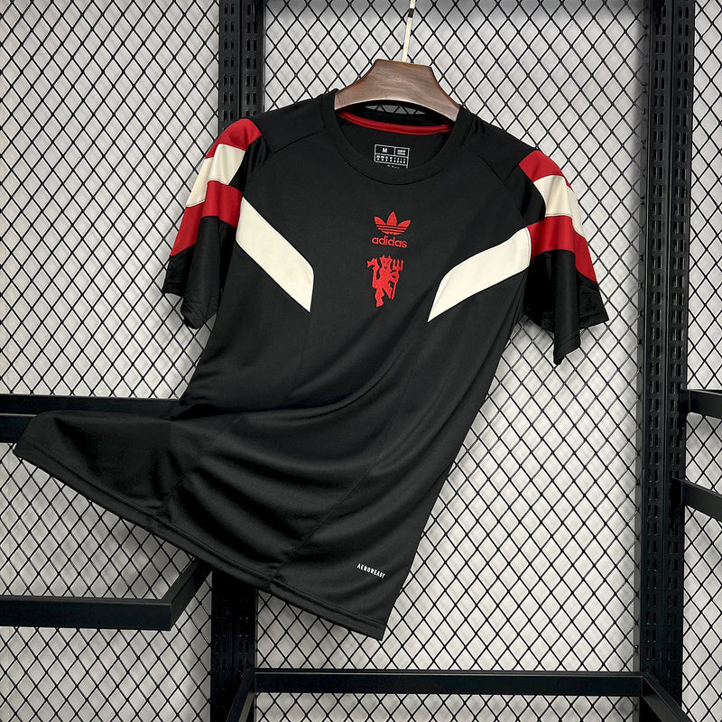 24-25 Manchester United Originals Tee Black Jersey S-2XL
