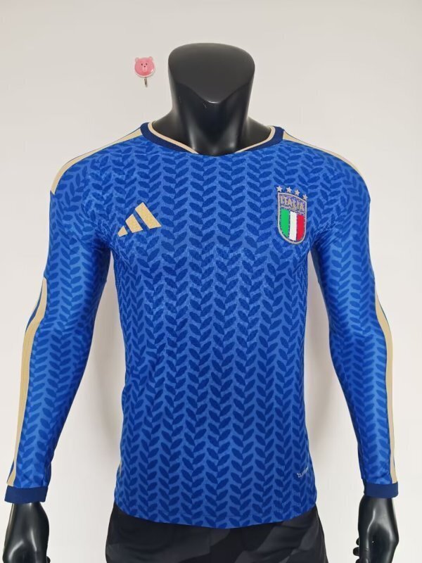 Italy 2025/26 Home Long Sleeve player version size S-2XL