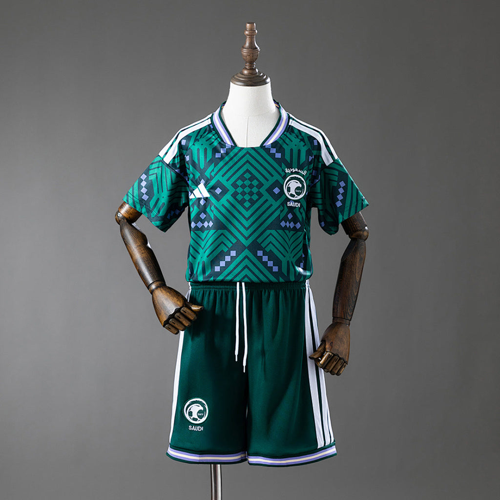Saudi Arabia 2026 World Cup Home Kids Kit Jersey SIZE 16-28