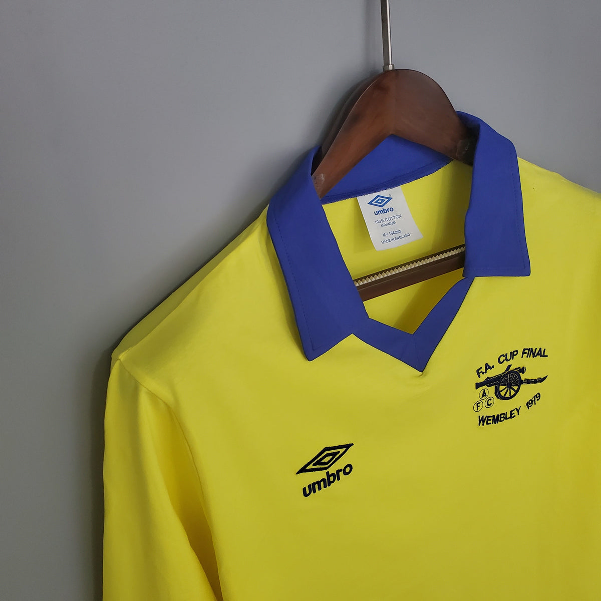 Retro long sleeve Arsenal 71/79 away yellow S-XXL