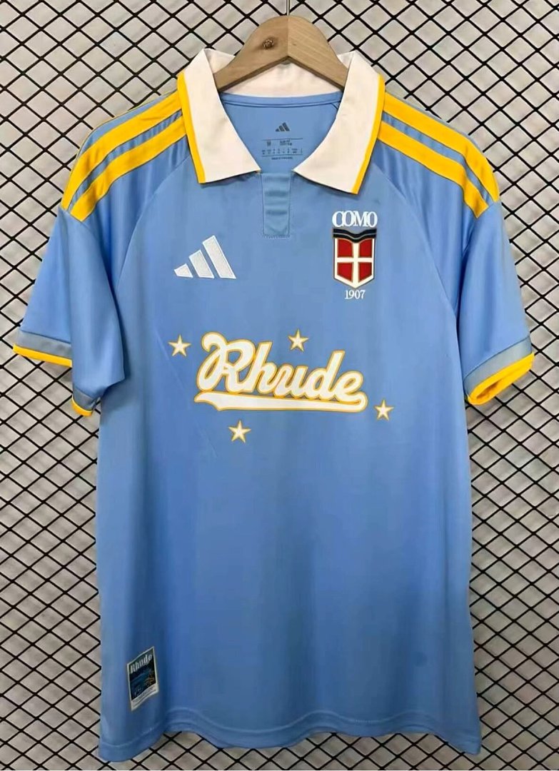 Como 1907 VS Rhude 2025/26 Fourth Away soccer jersey Size S-4XL