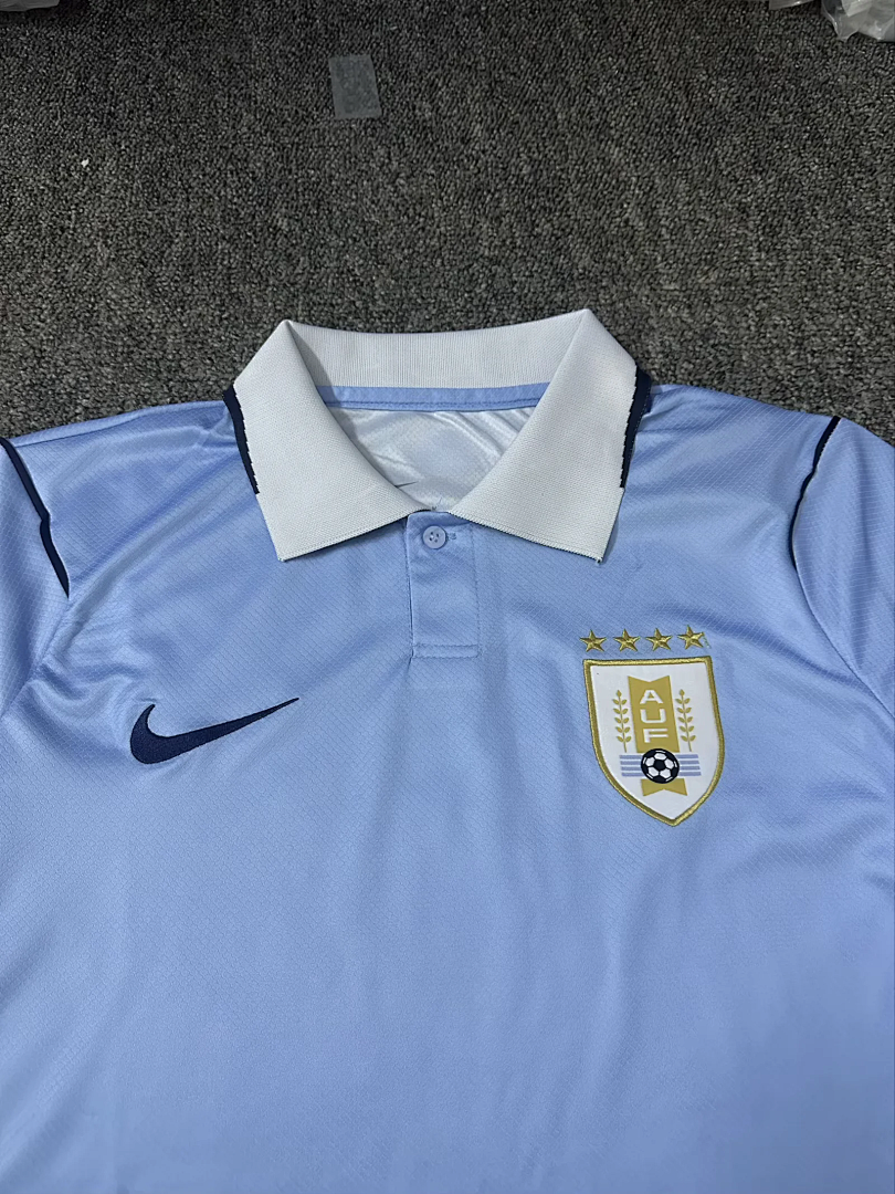 Uruguay 2026 World Cup Home Soccer Jersey size S-4XL