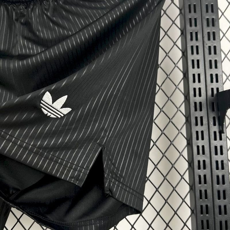 Pantalon Corto de Futbol #25-26 Germany 125th Anniversary Black Shorts — Zhang199