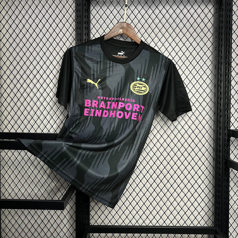 24-25 PSV Eindhoven Pre-match training black Jersey