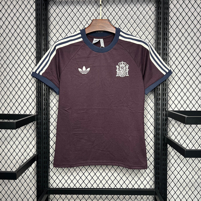 Spain 2024/25 Euro Retro style Jersey