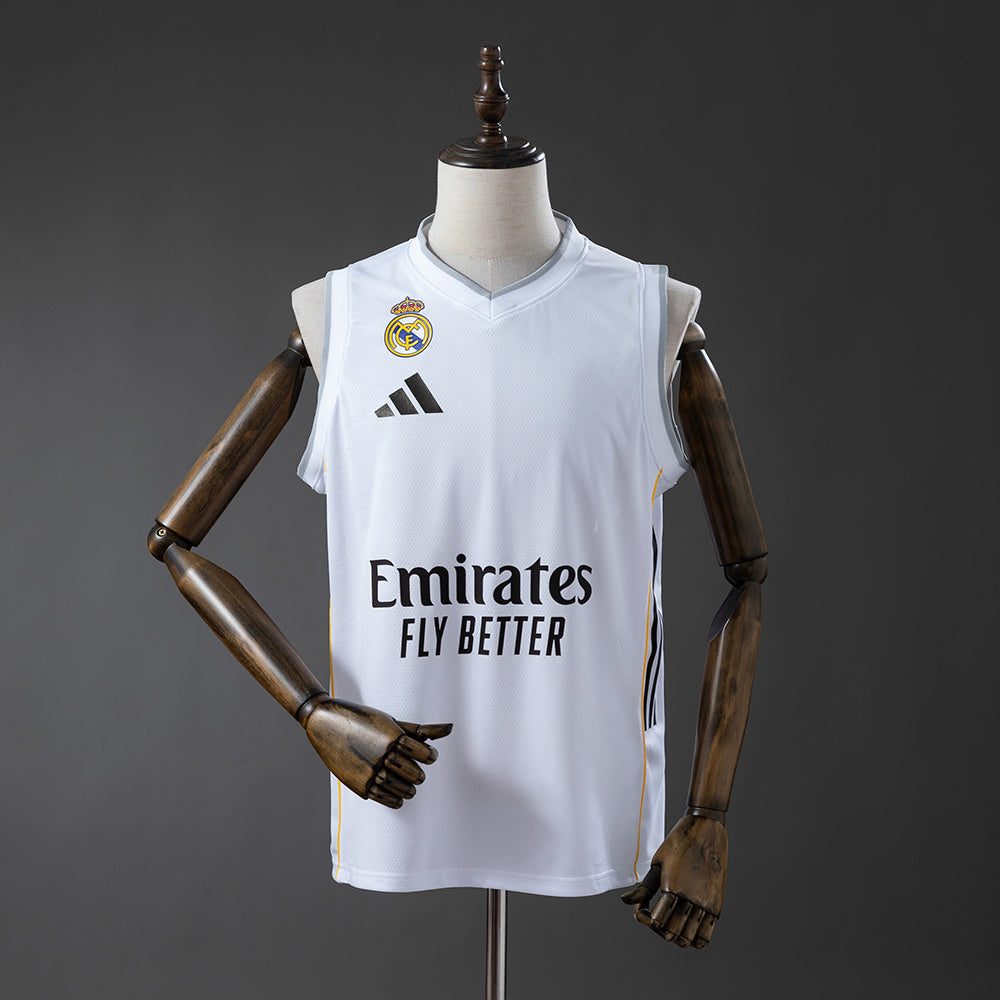 Real Madrid 25/26 Home Basketball Jersey S-XXL