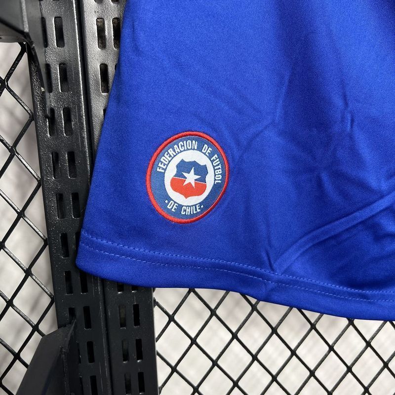 Pantalon Corto de Futbol #24-25 Chile home shorts — Zhang199