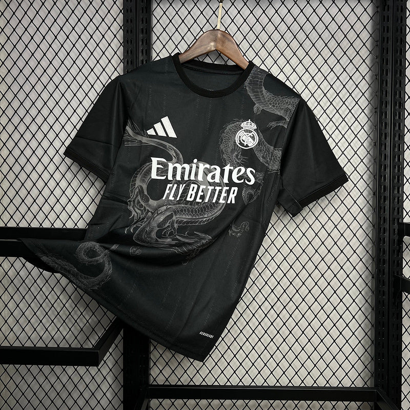 24-25 Real Madrid black dragon jersey