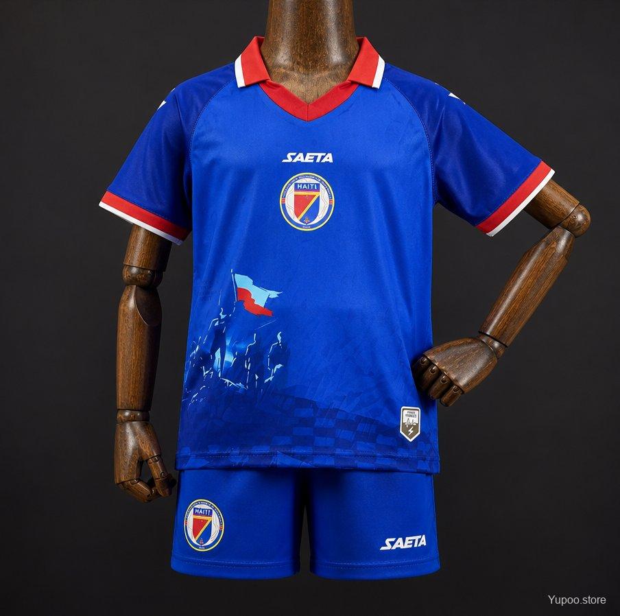Haiti 2026 World Cup Home Kids Jersey