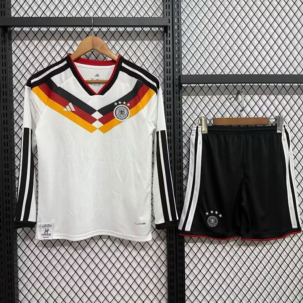Germany 2025/26 Home Long Sleeve kids size 16-28