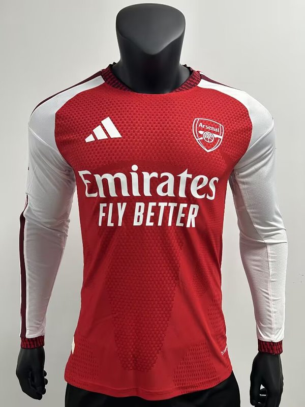 26-27 Arsenal Home Player version Long Sleeve S-3XL — Jsonwang 26/27