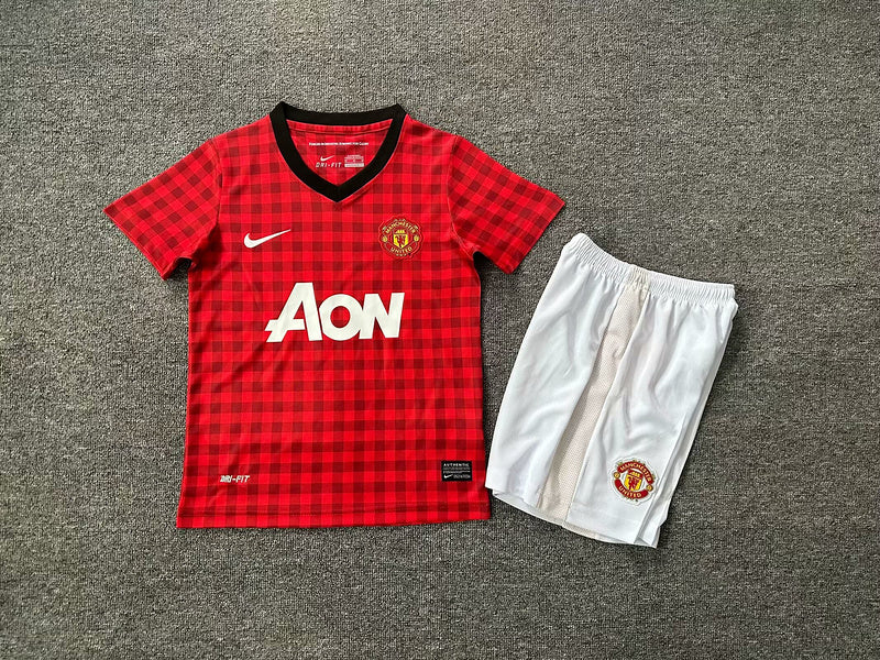 Manchester United 12-13 home kids retro jersey
