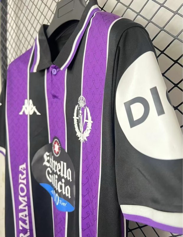 25-26 Real Valladolid away soccer jersey