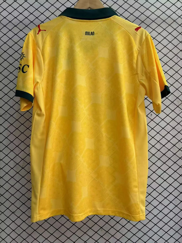 25-26 AC Milan Yellow soccer jersey