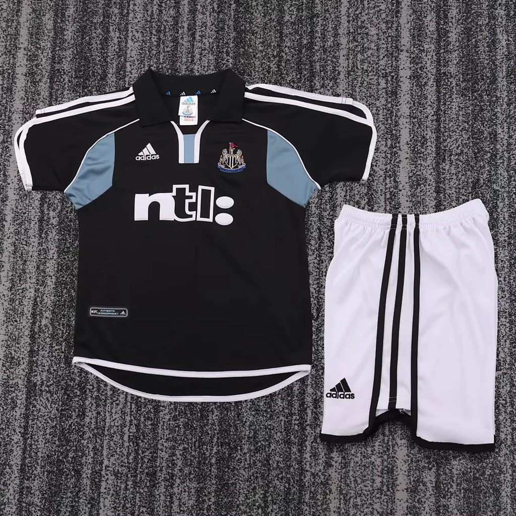 kids kit Retro 2000/01 Newcastle United Away soccer jersey size 16-28