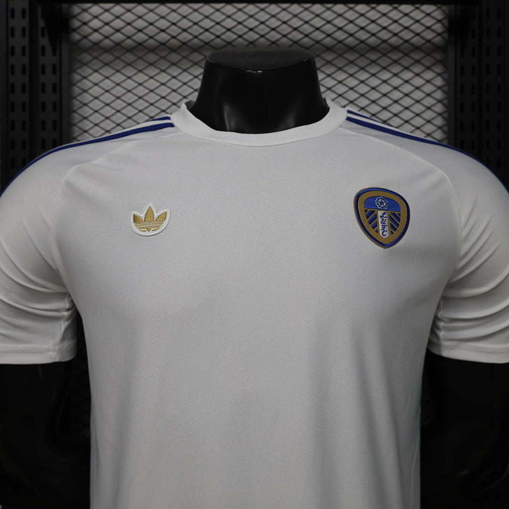 Leeds United 2025/26 White Casual Jersey Player Version
