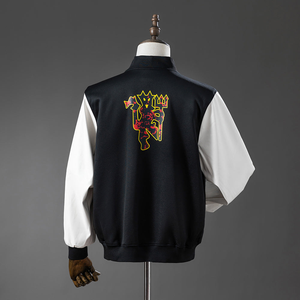 M-U Jacket - White &amp; Black S-XXL