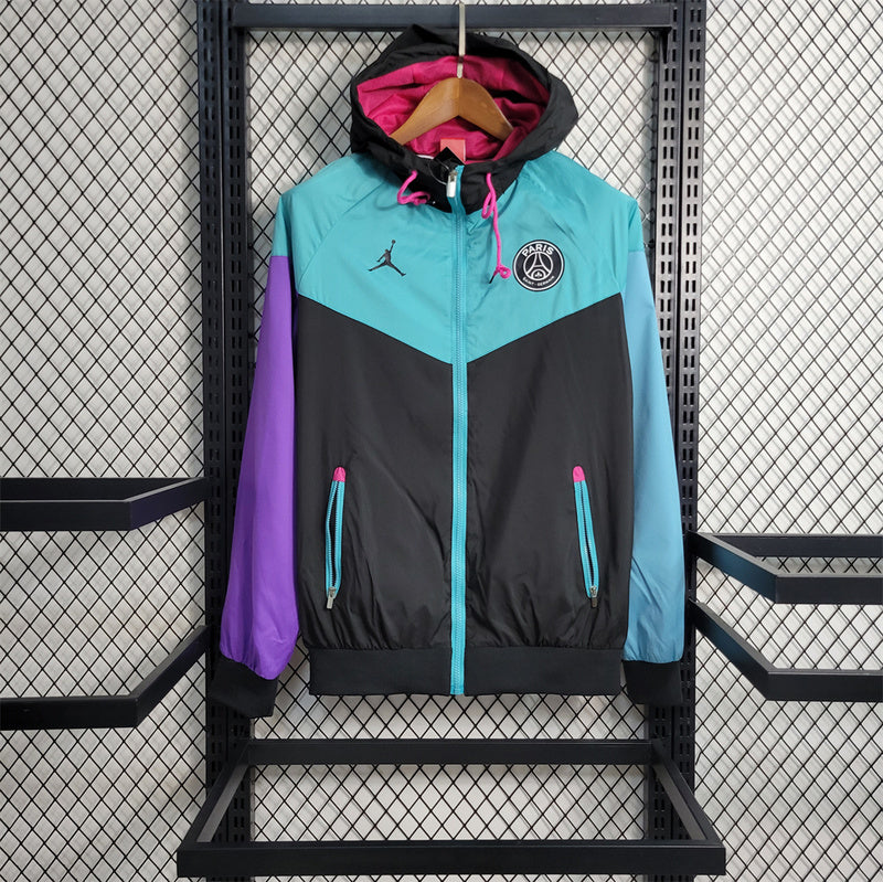 Windbreaker Paris Saint-Germain Black Blue Purple
