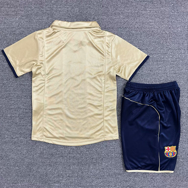 01-02 Barcelona Away retro kid kit