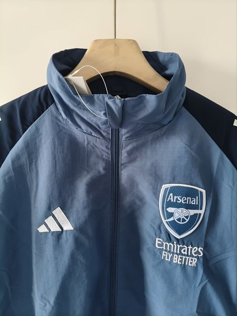 Arsenal 2026 Blue Windbreaker