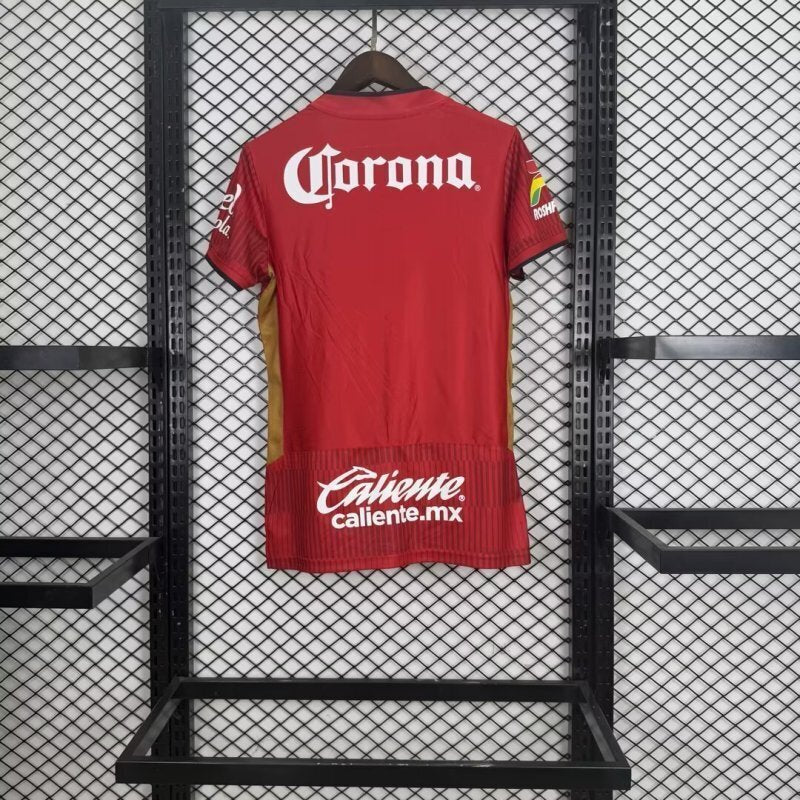 25-26 Toluca Home Woman Soccer Jersery