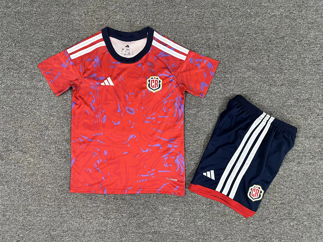 Costa Rica 2026 World Cup Home Kid kit size 16-28