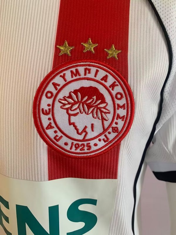 01-02 Olympiacos home retro soccer jersey