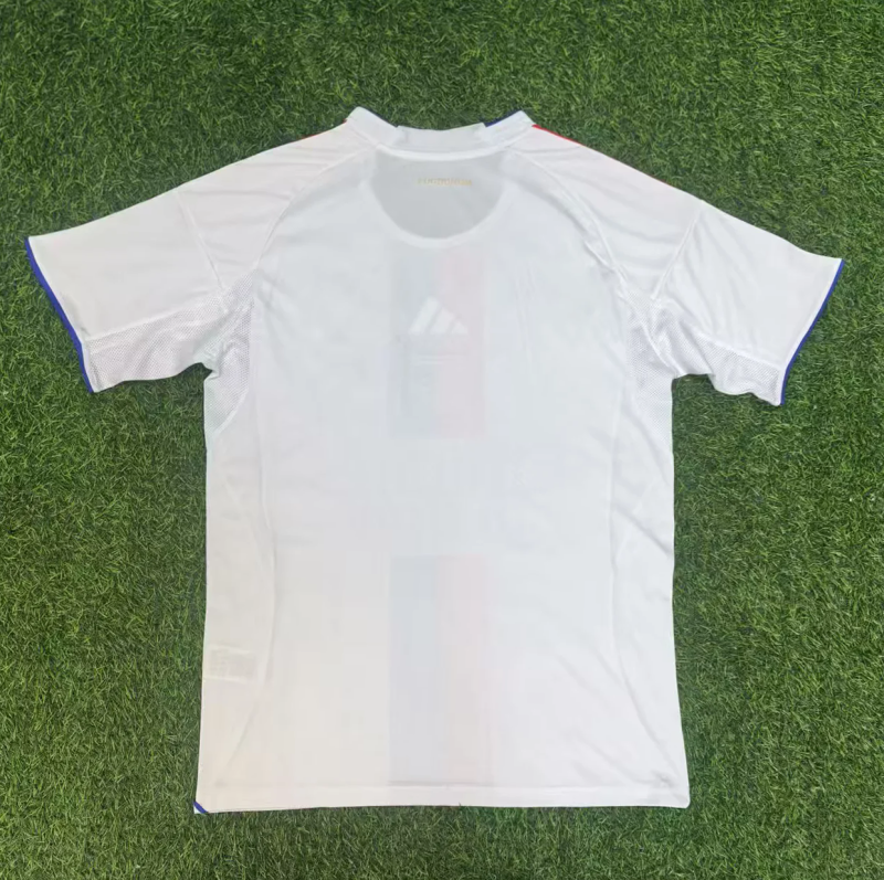 Lyon 2025/26 home soccer jersey size S-4XL