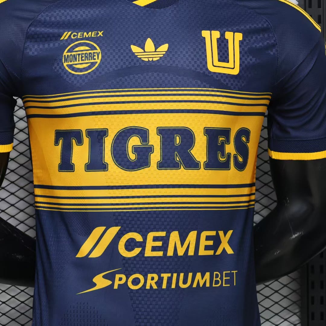 Tigres de la UANL 2026/27 Away Player version Jersey Size S-2XL