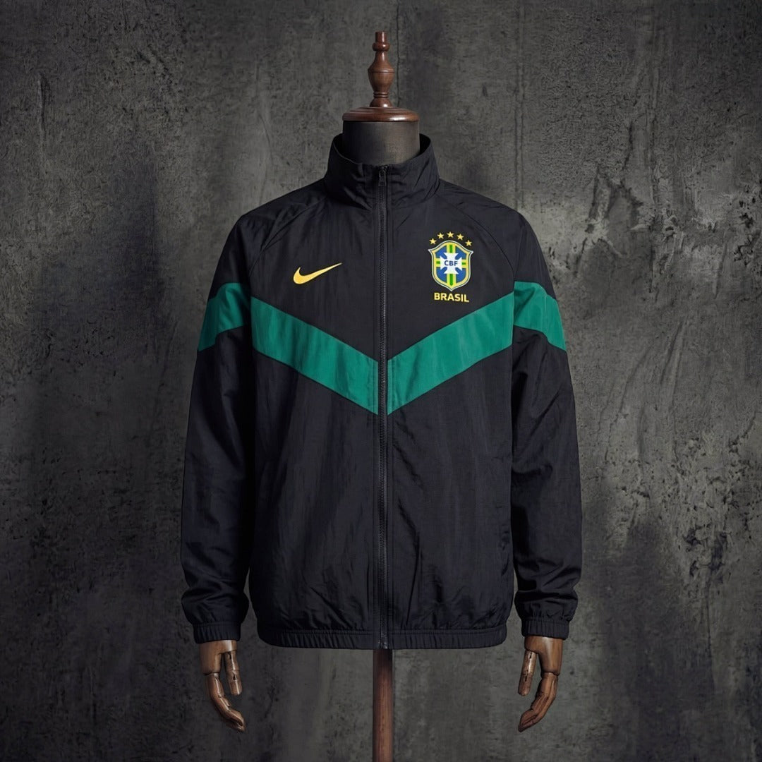 2026 Brazil Black Windbreaker S-3XL