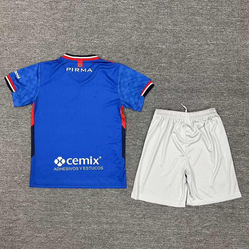 25-26 Cruz Azul Home Kid kit