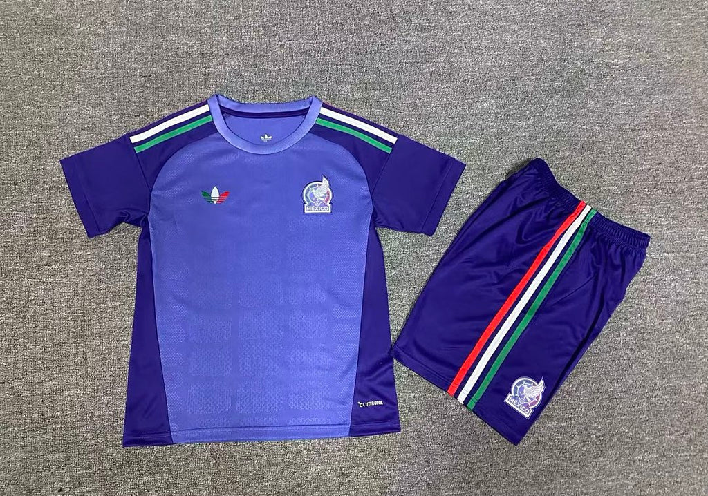 Mexico 2026 World Cup Purple Goalkeeper Kid kit size 16-28