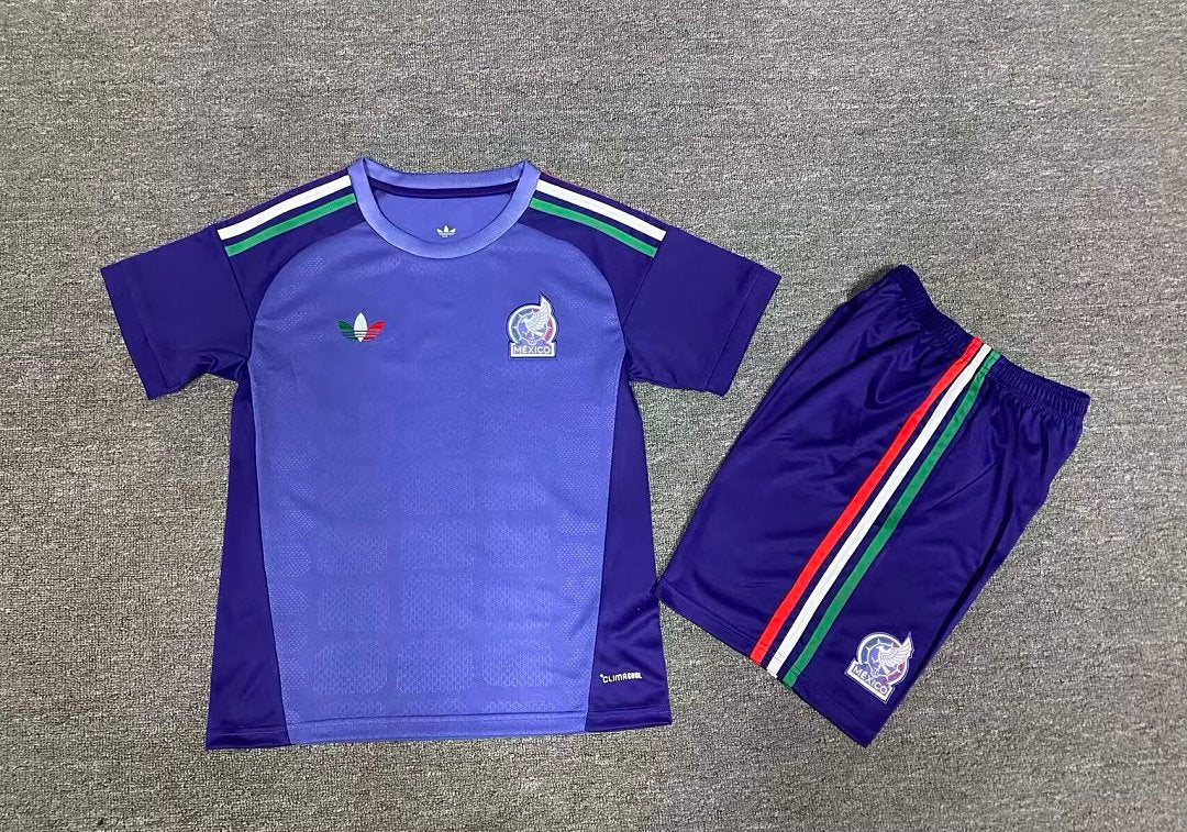 Mexico 2026 World Cup Purple Goalkeeper Kid kit size 16-28