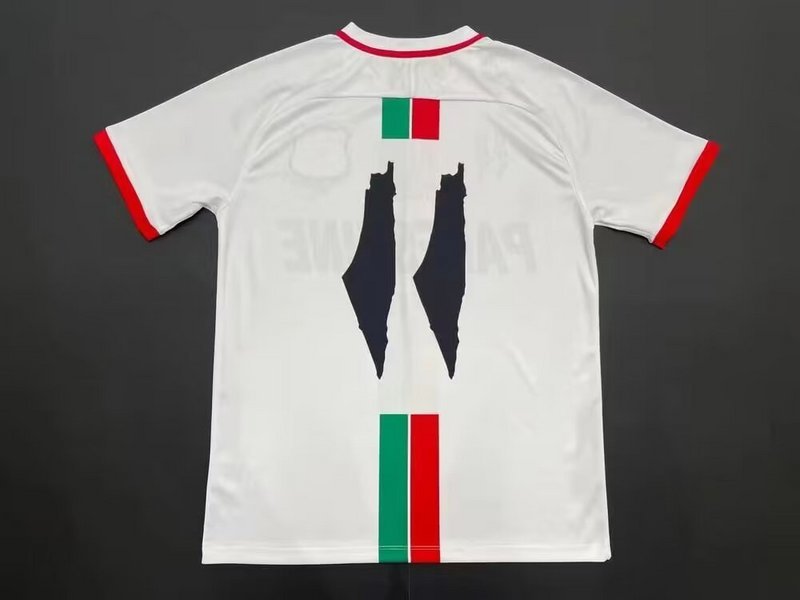 24-25 Palestine white soccer jersey