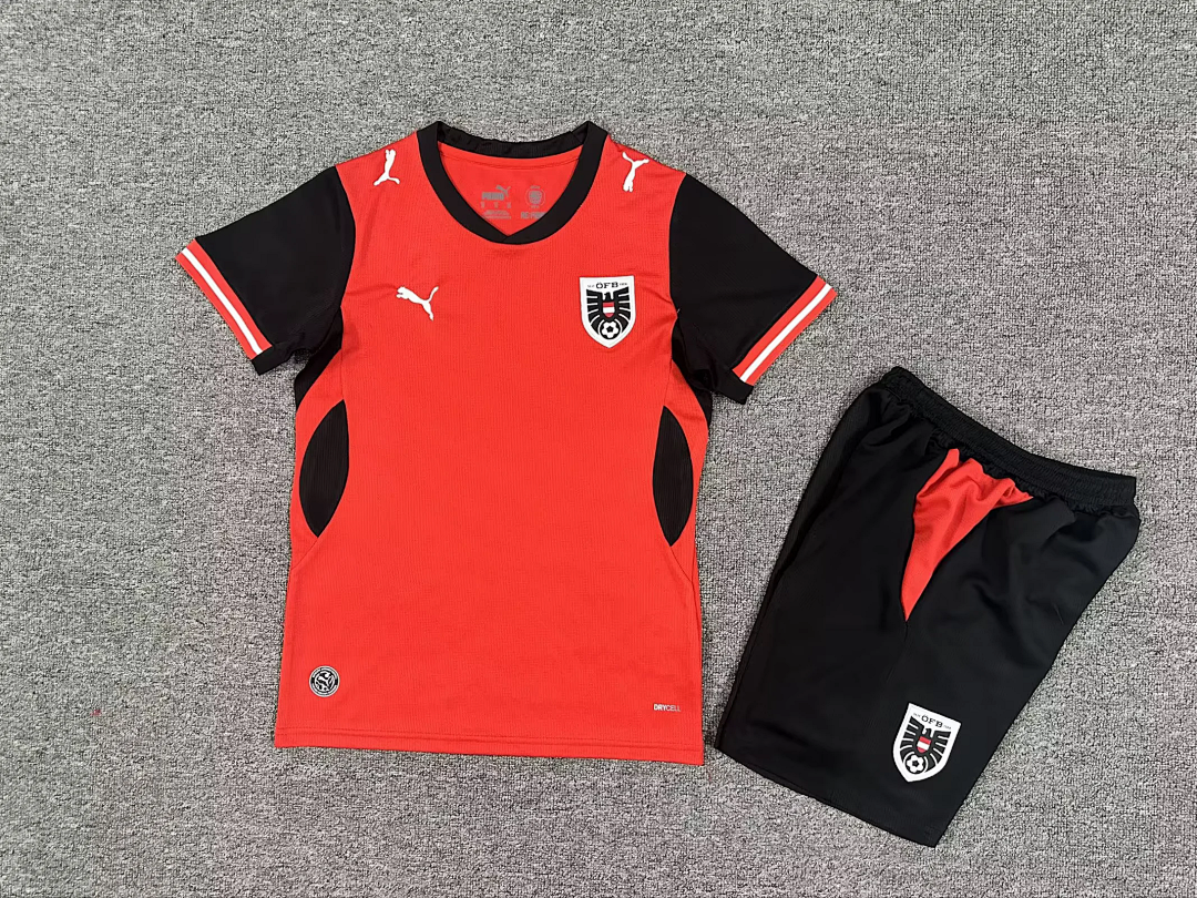 Austria 2026 World Cup Home Kid kit size 16-28