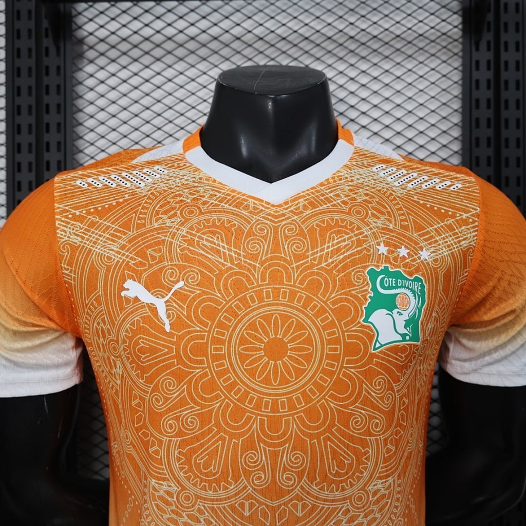 Cote d Ivoire 2026 World Cup Special Edition Orange Jersey Player Version S-XXL