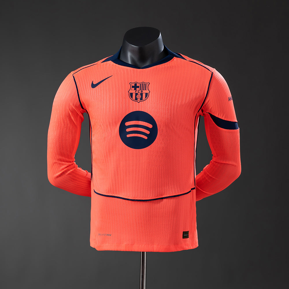 Barcelona 25/26 Third Away Long-Sleeve Player Version Jersey S-3XL