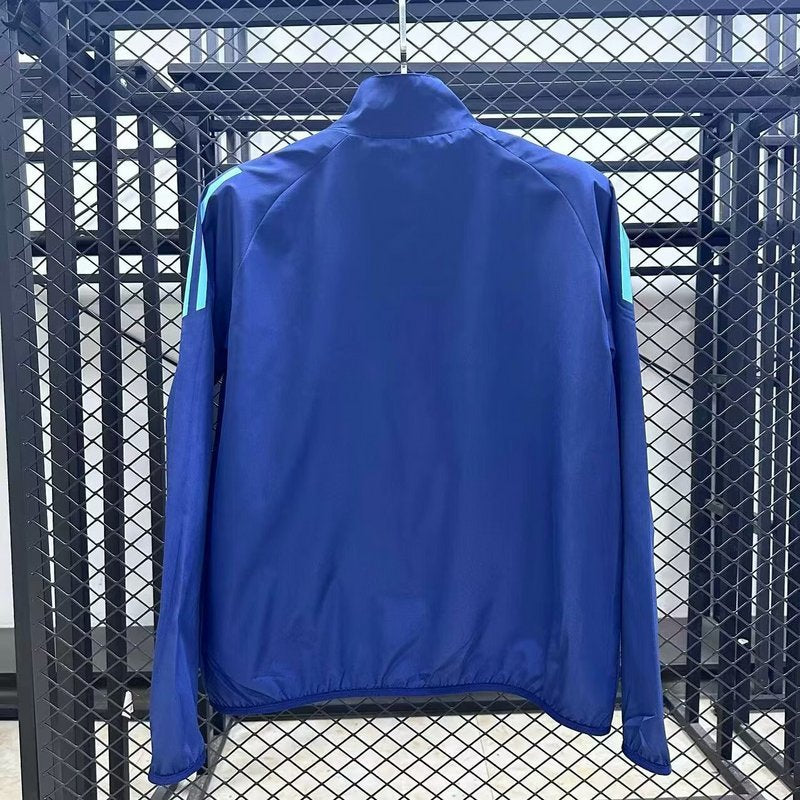 25-26 Flamengo blue windbreaker
