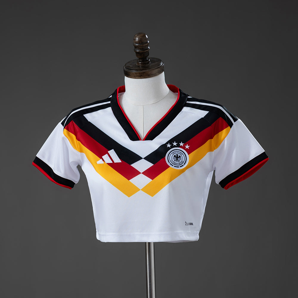 Germany 2026 Home Women's Crop Top Style Jersey S-XXL