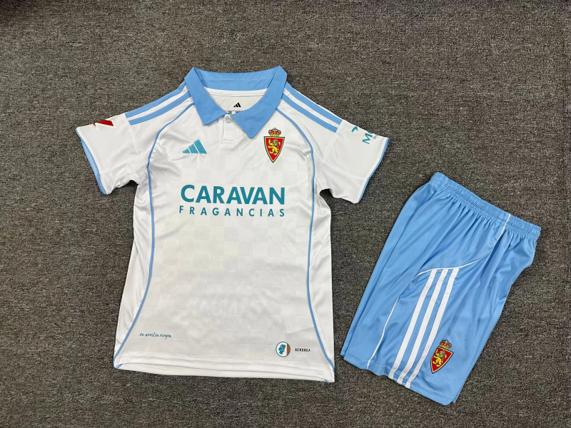 25-26 Real Zaragoza home kid kit