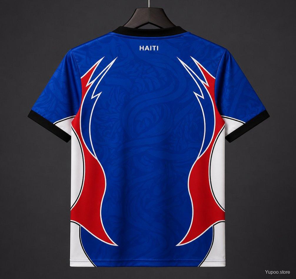 The Republic of Haiti 2026 World Cup Blue Special Version Jersey S-4XL
