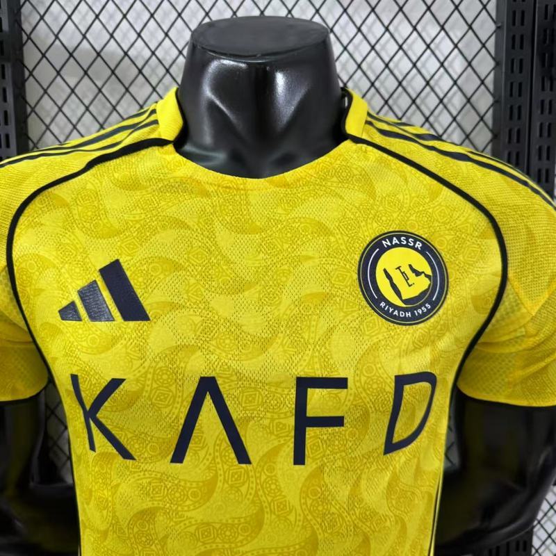 25-26 Al-Nassr home player version soccer jersey