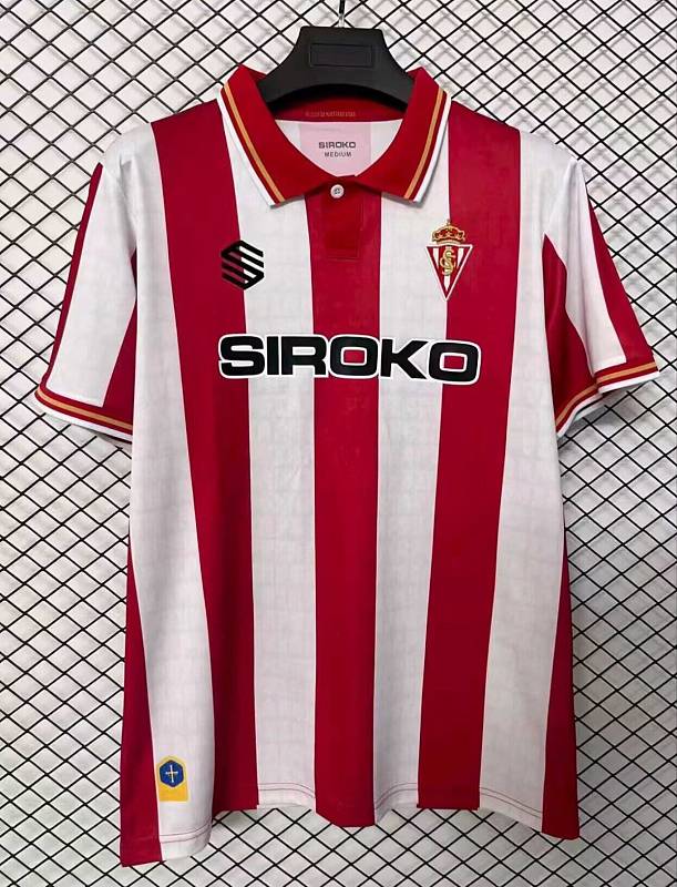 26-27 Sporting Gijon Home S-4XL — Jsonwang 26/27