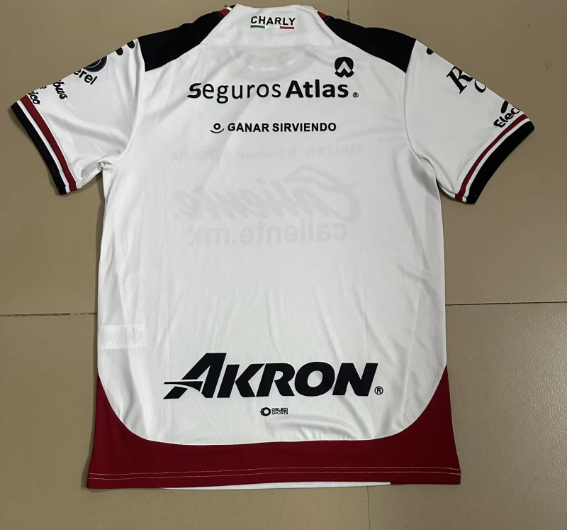 25-26 Atlas away white soccer jersey