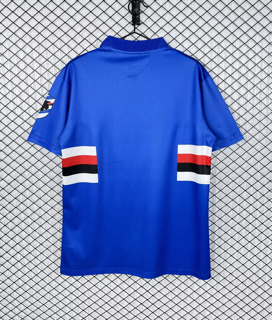 Retro Sampdoria 1993/94 home soccer jersey size S-2XL